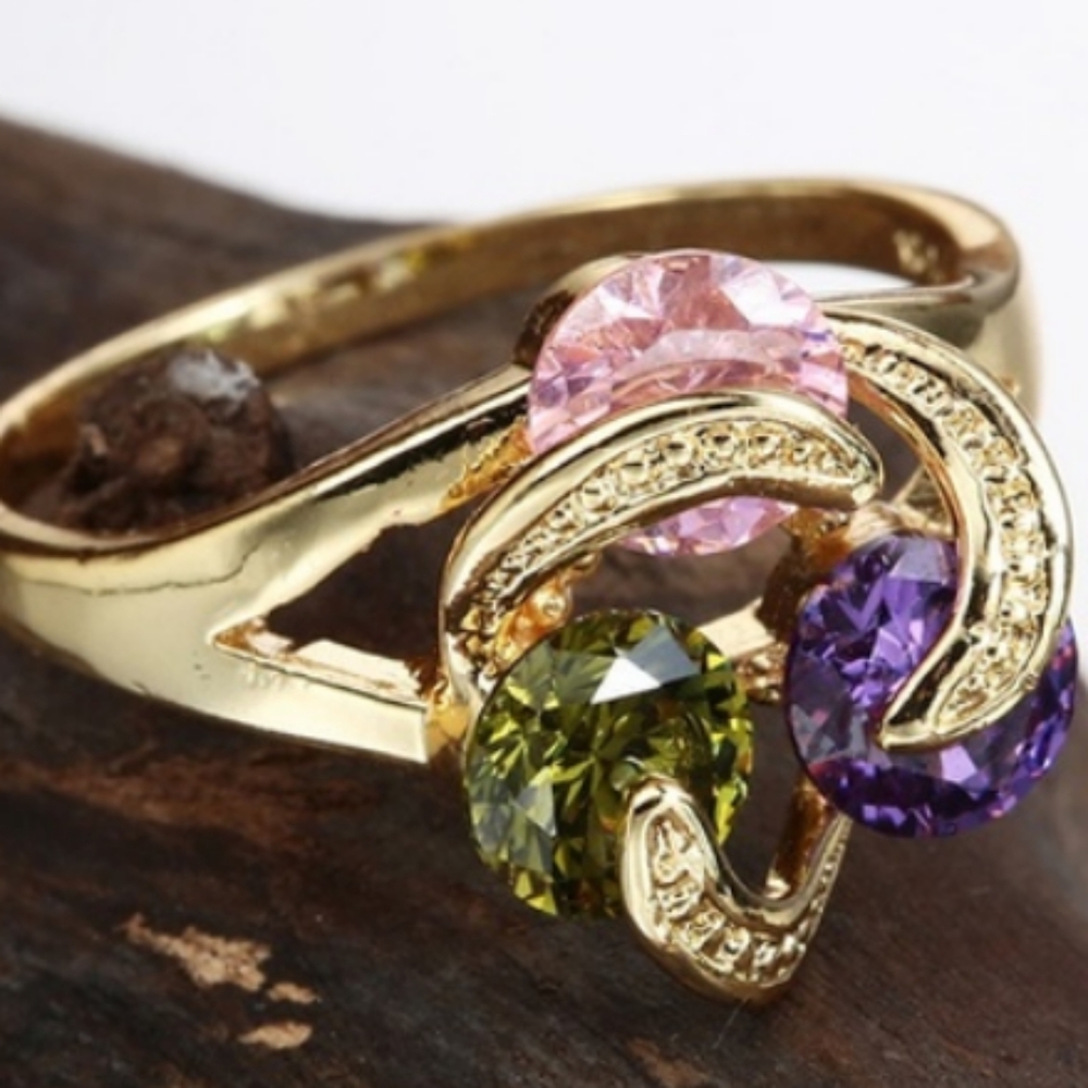 LAST ONE!!!    NWT 14k MULTI GEMSTONE RING